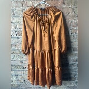 Banana Republic Copper Satin Blouse